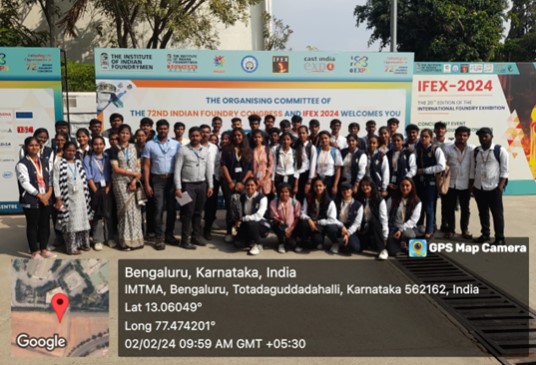 Industrial Visit- INDIAN FOUNDRY EXPO-2024